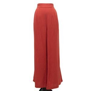 Anne Klein Terracotta Ellie Wide Leg Pull-On Pants Size XL